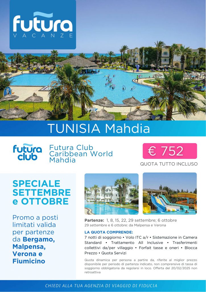 TUNISIA - DJERBA E MAHDIA - FUTURACLUB - PAG.9/9